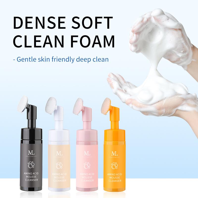 Amino Acid Foam Facial Brush Cleanser