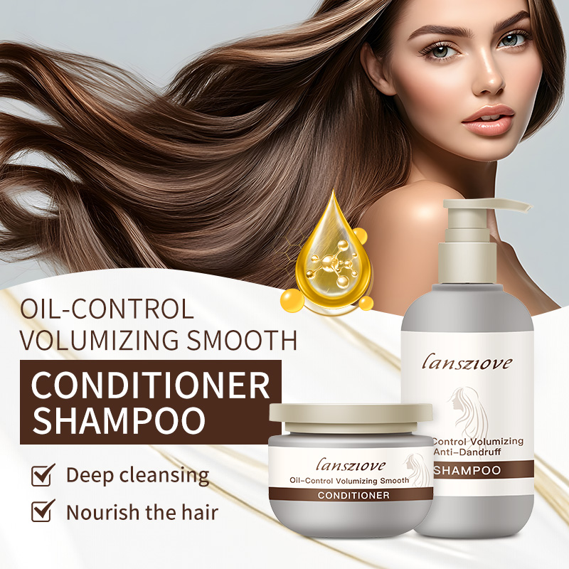 Hair Care Factory Custom Organic Oil-Control Volumizing Anti-Dandruff Shampoo Private Label